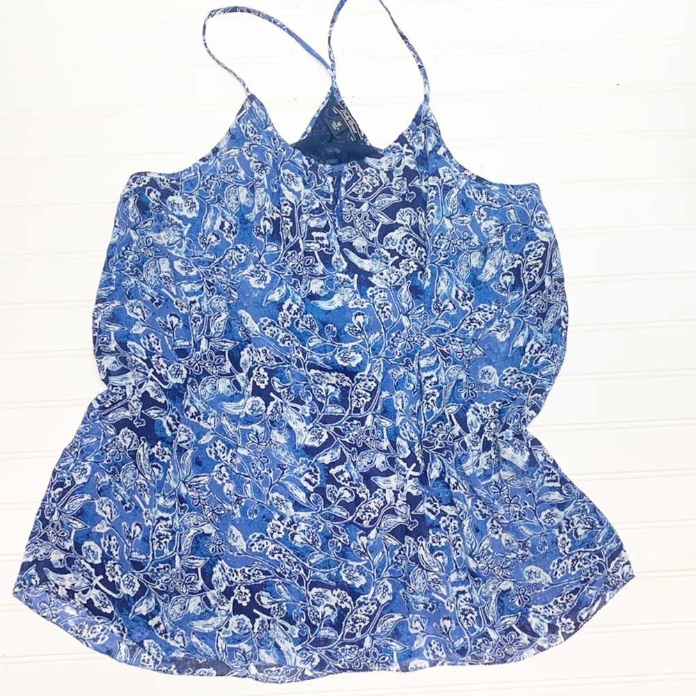 Lucky Brand blue spaghetti strap top M